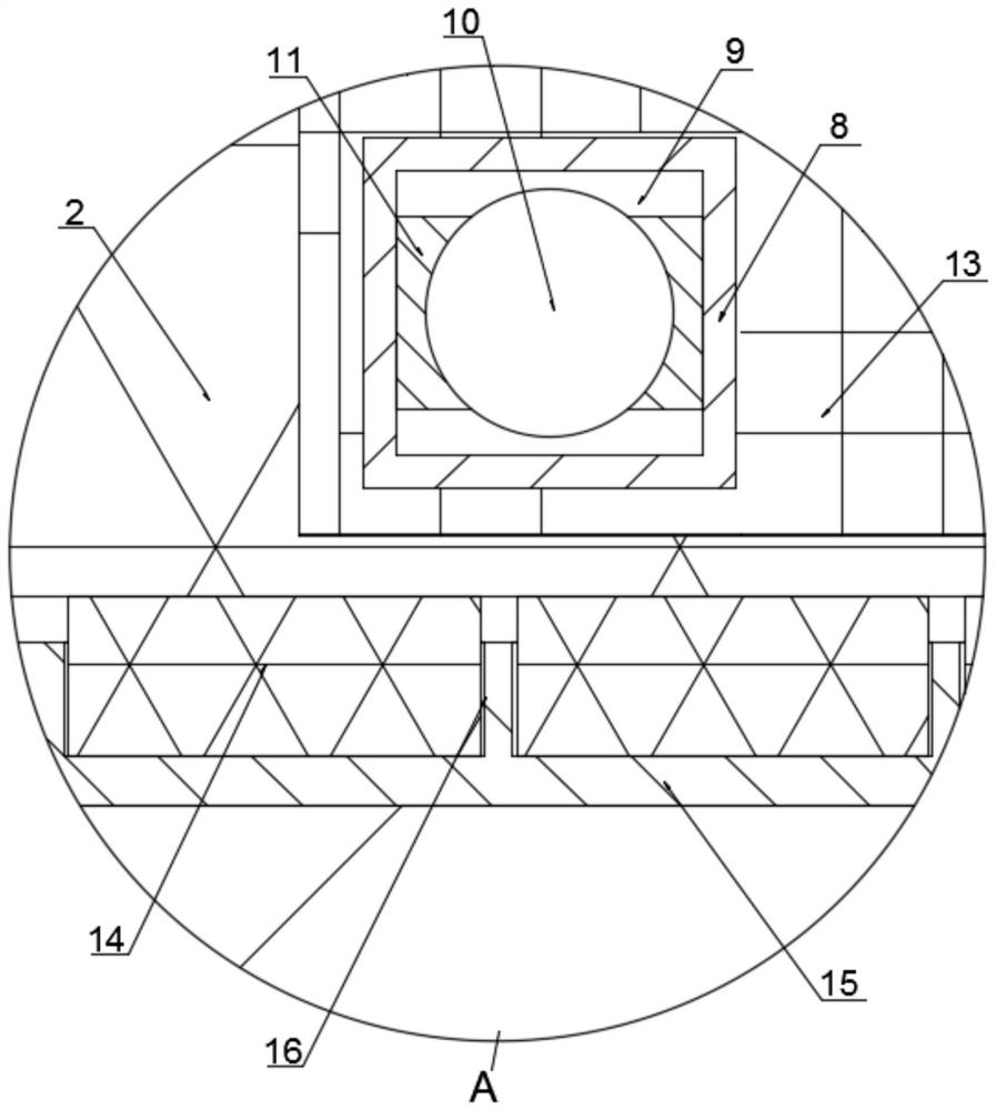 A plug-in chip installation structure for walkie-talkie