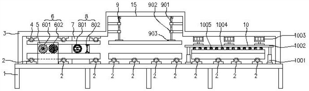 A solid wood veneer production line