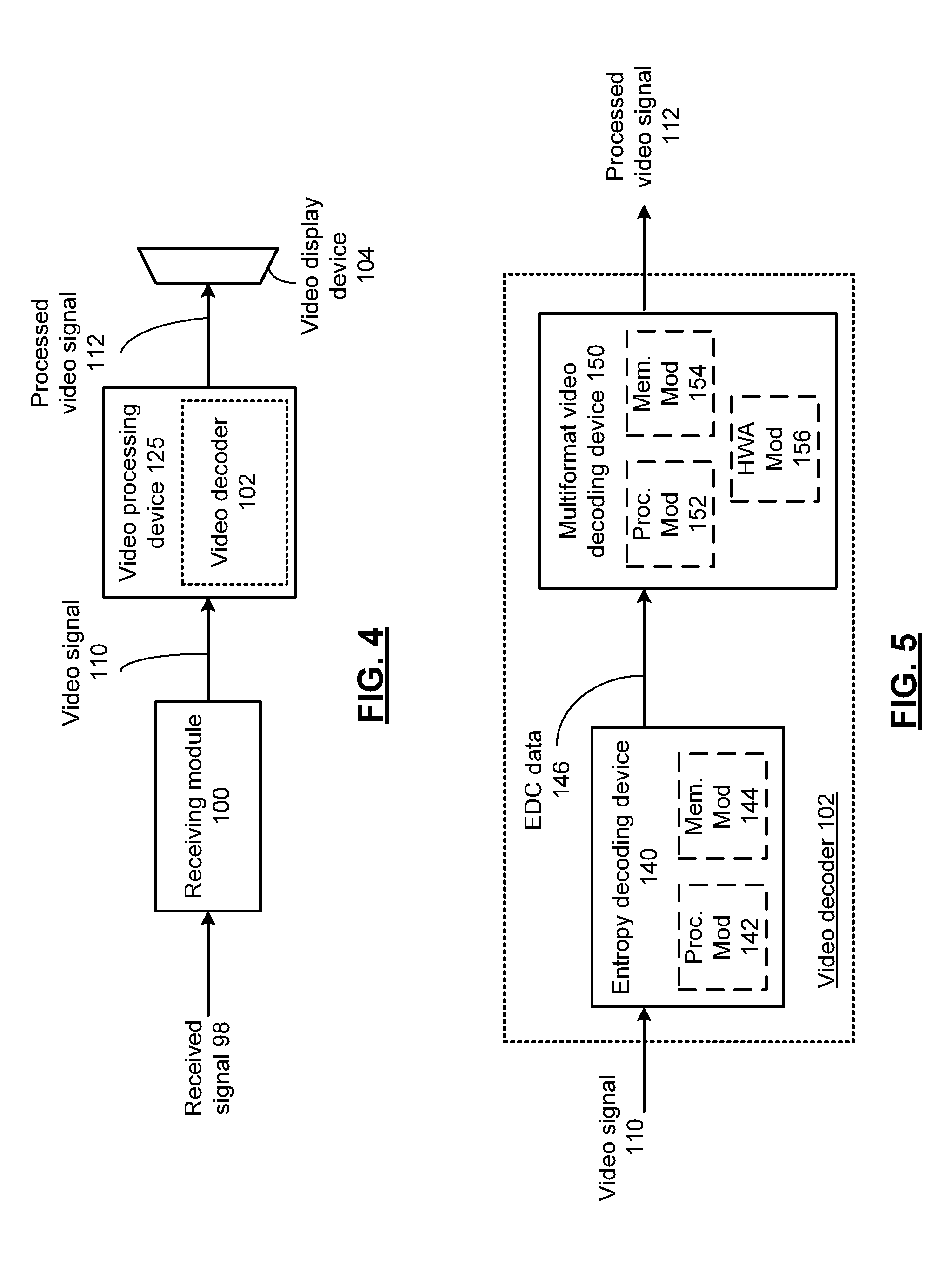Video decoder with vector processor and methods for use therewith