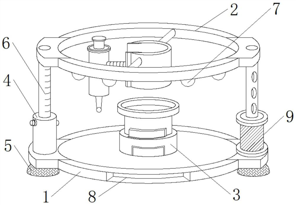 Rapid smearing device for clinical examination