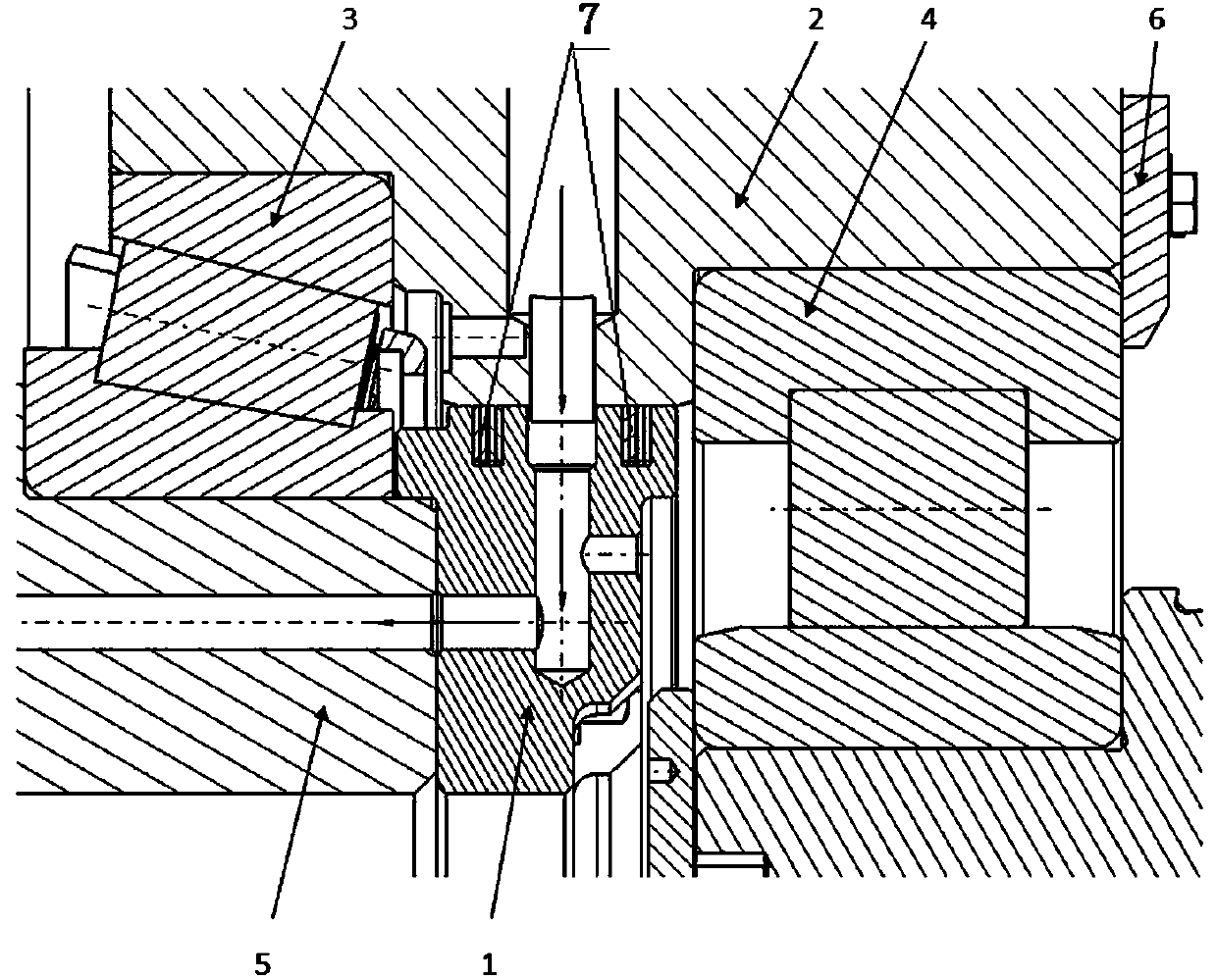 Sealing structure for wind power gear box planetary-stage lubrication