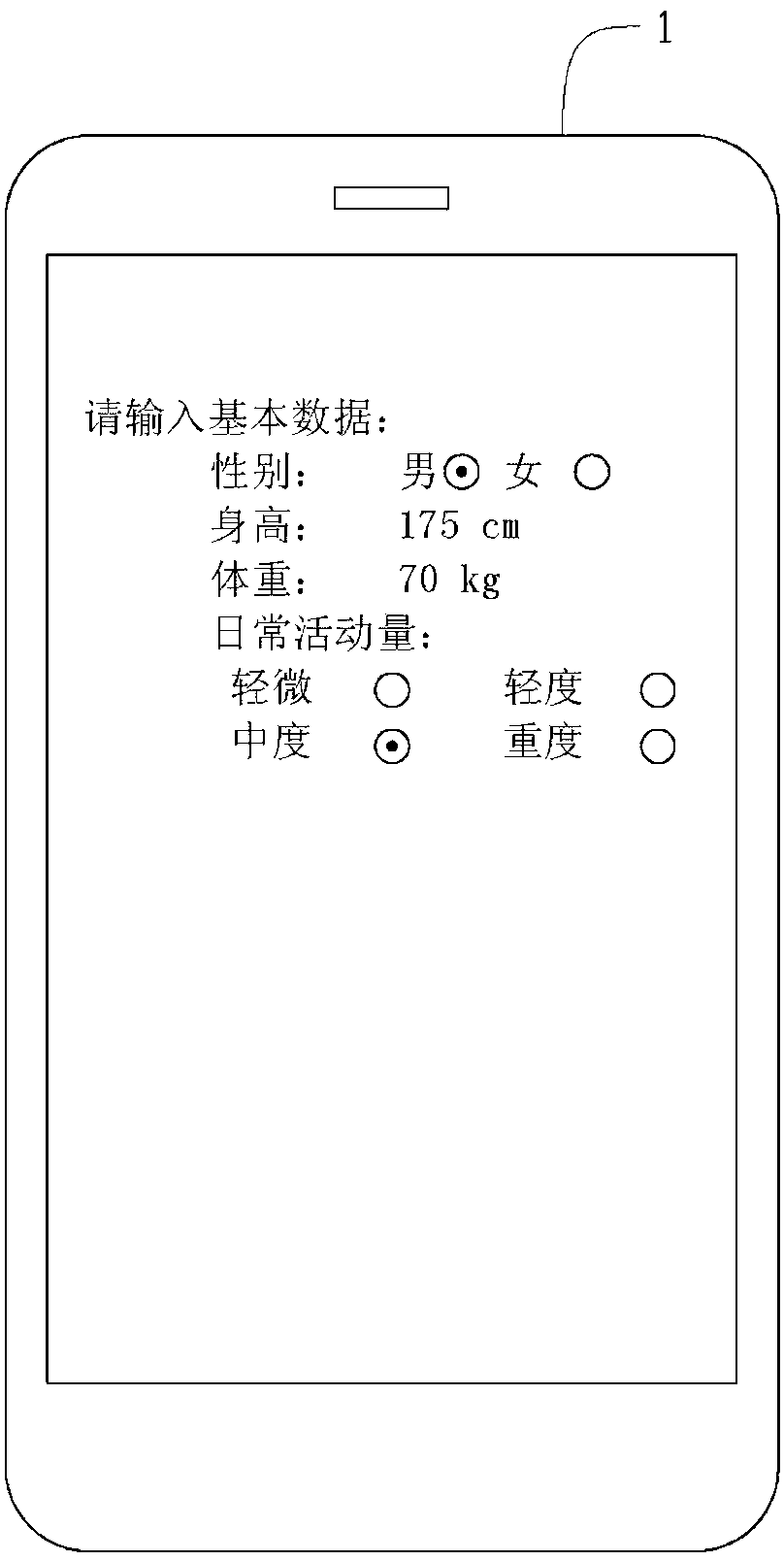 Diet control system and method