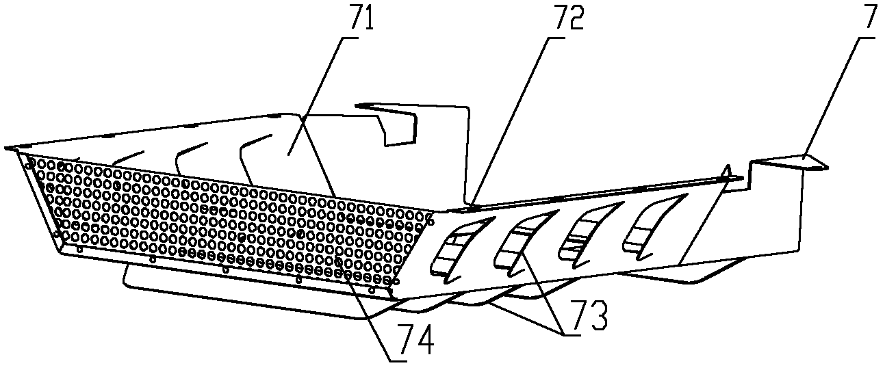 Heat-radiating system and crane