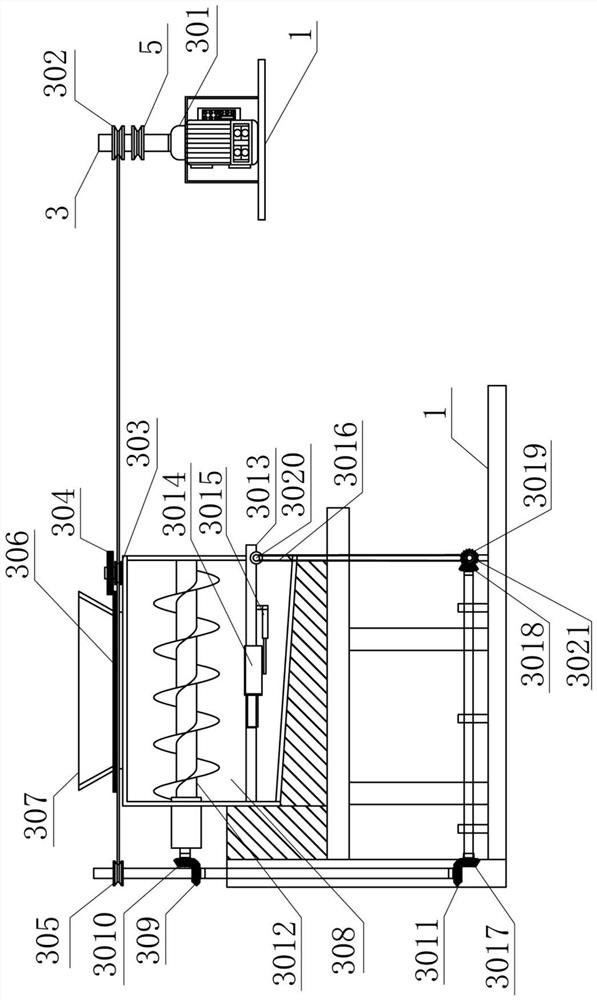 An inclined plastic bellows extrusion inner forming device