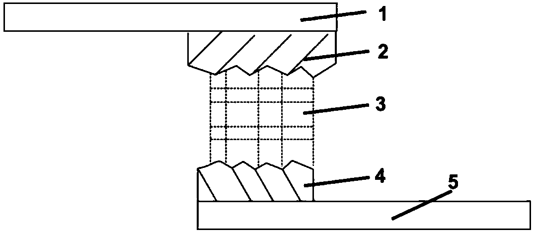 Welding strip structure applied to lamination assemblies