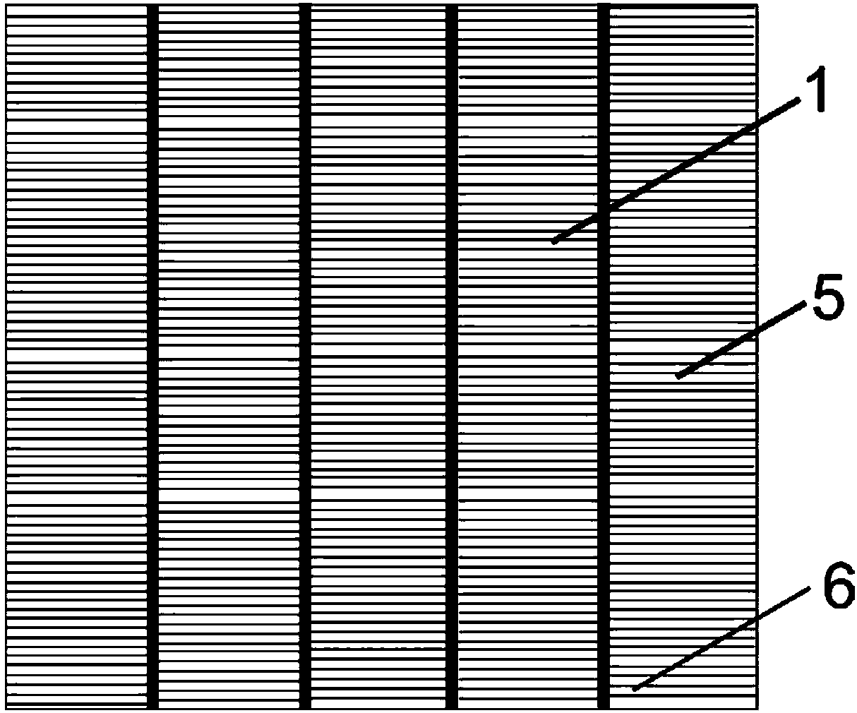 Welding strip structure applied to lamination assemblies