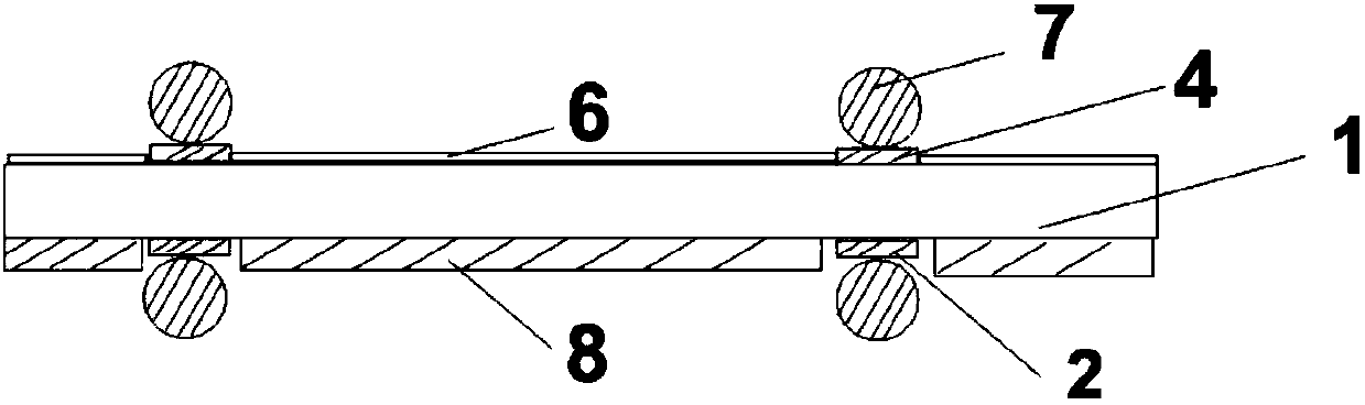 Welding strip structure applied to lamination assemblies