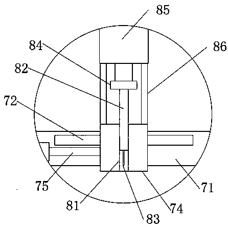 Magnetic resonance abdominal fixing puncture device