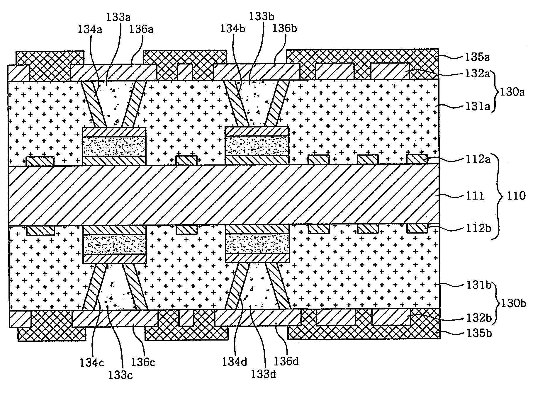 Printed circuit board including embedded capacitor having high dielectric constant and method of fabricating same