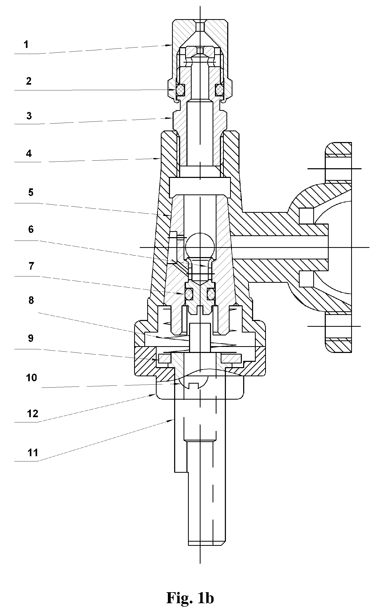 Manual gas valve with natural/LP gas conversion capability