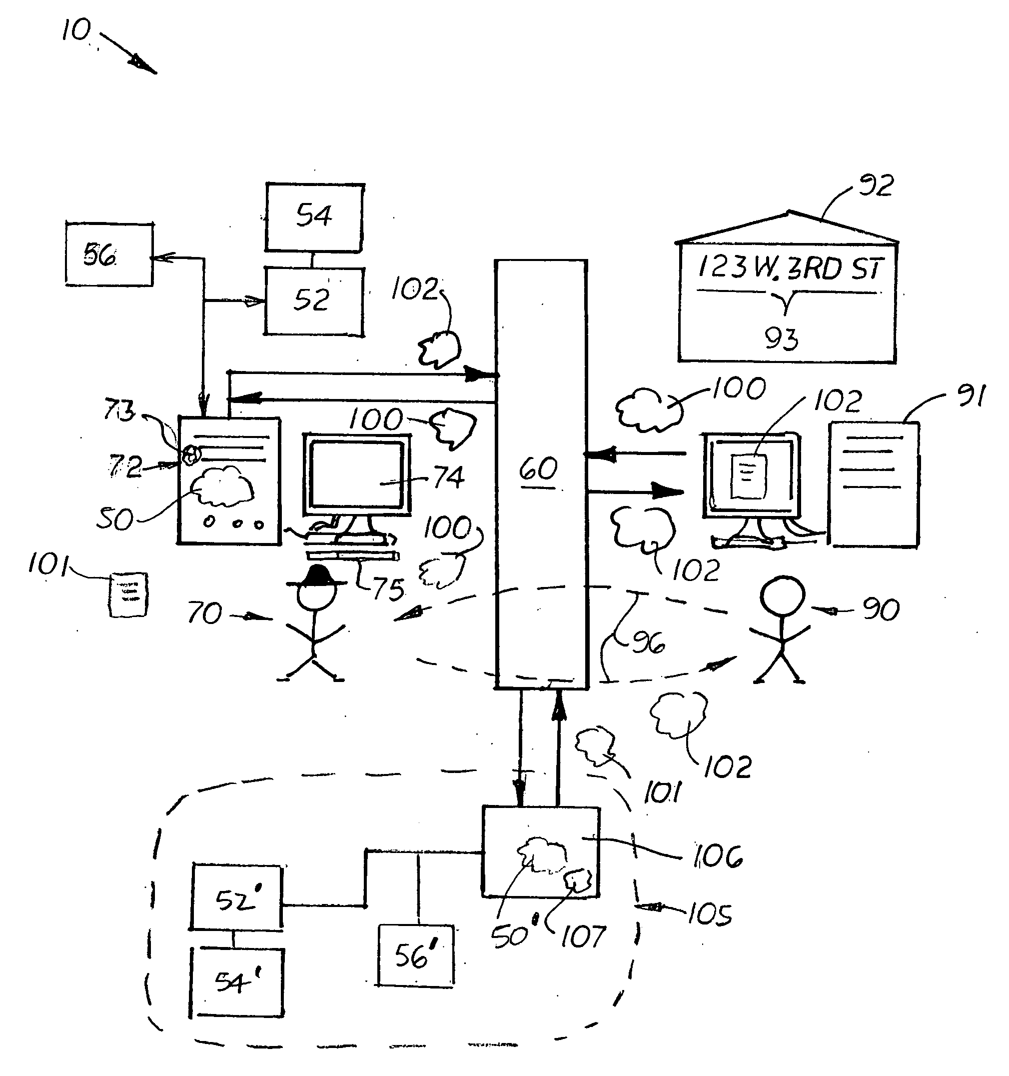 Aerial roof estimation system and method