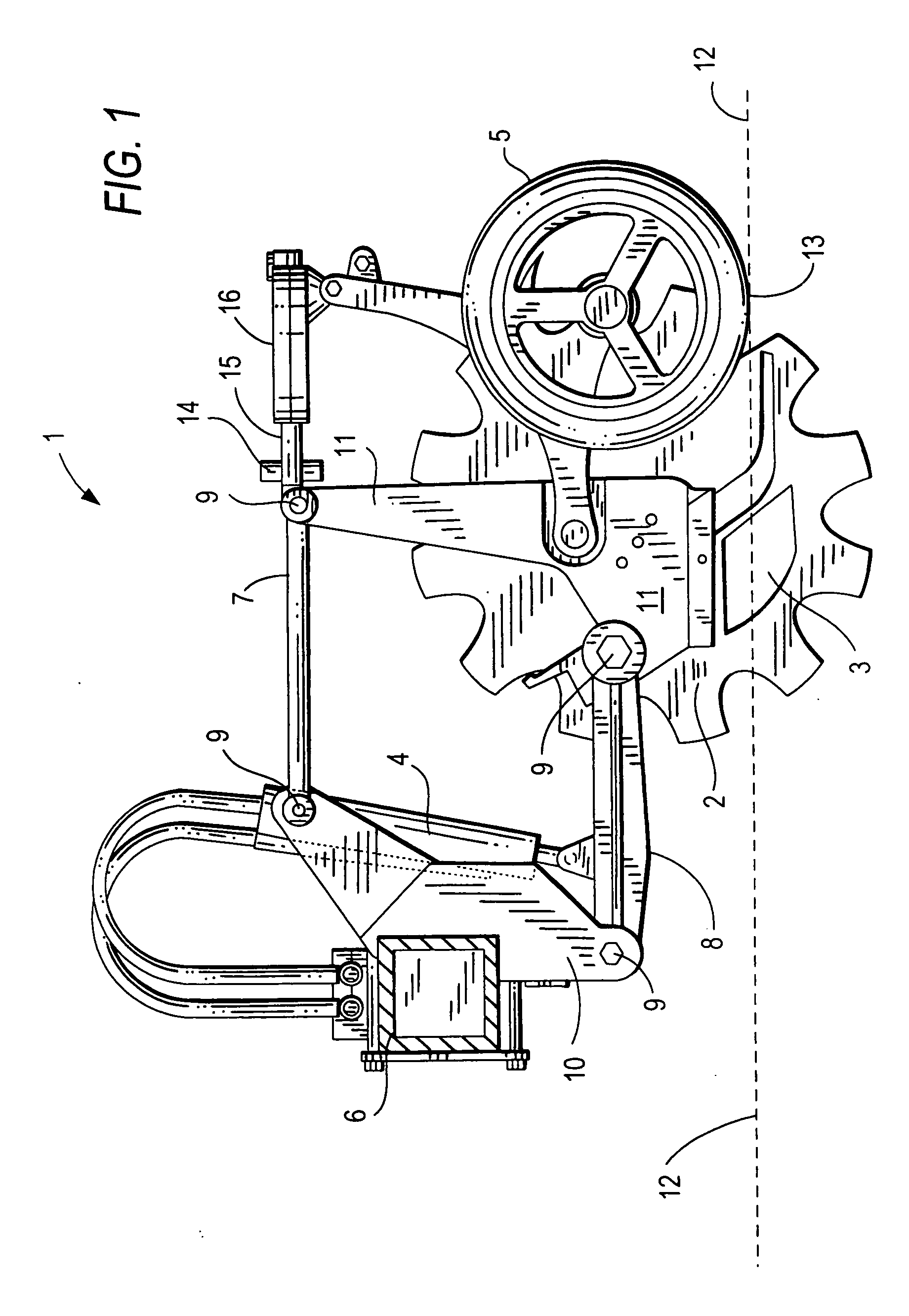 Ground opening device