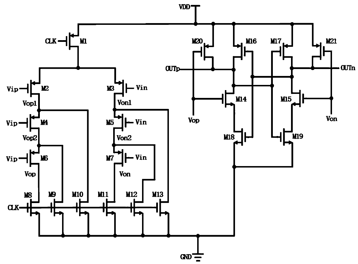 High-energy-efficiency full-dynamic comparator applied to SAR ADC