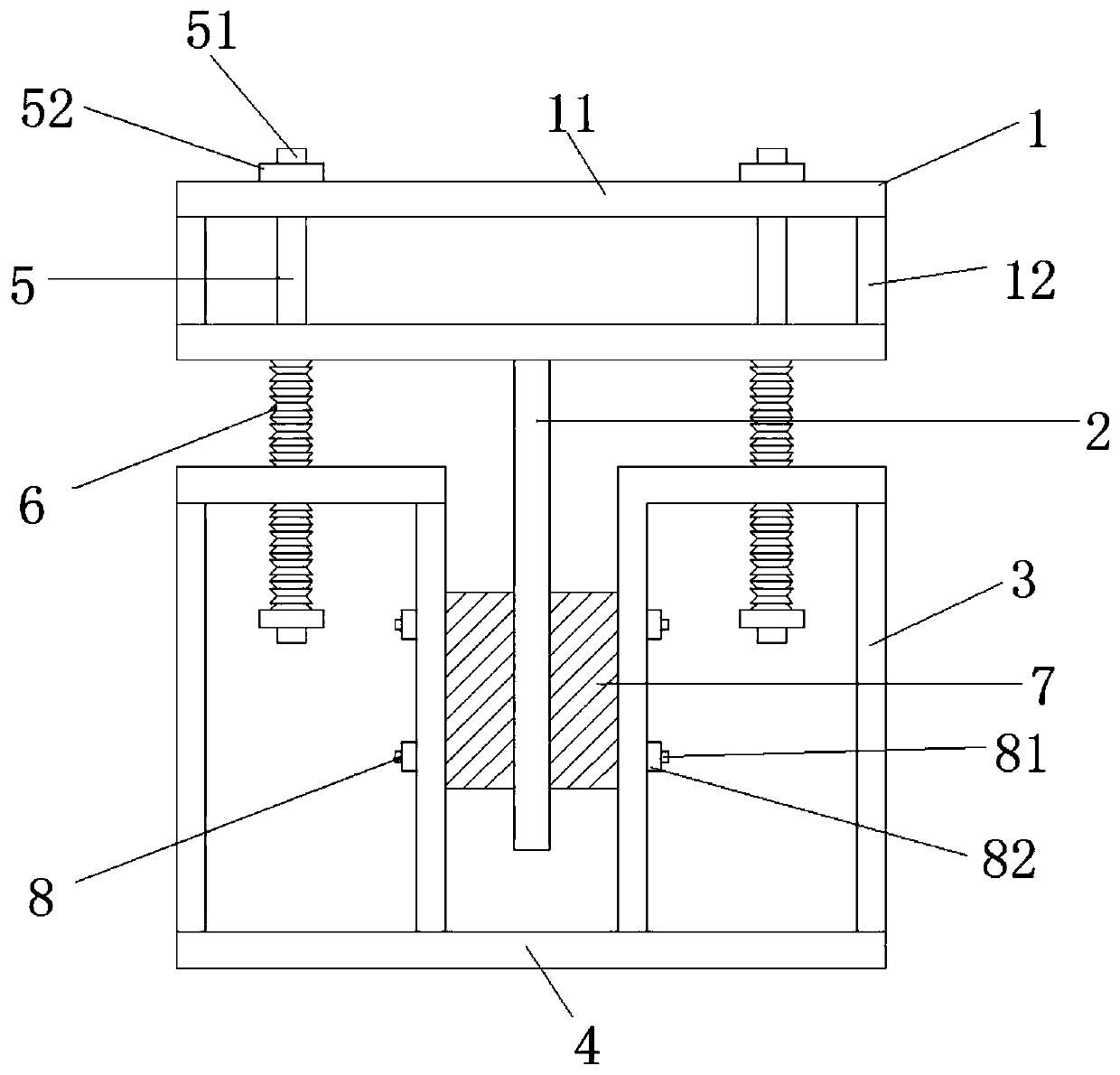 Self-resetting friction damper