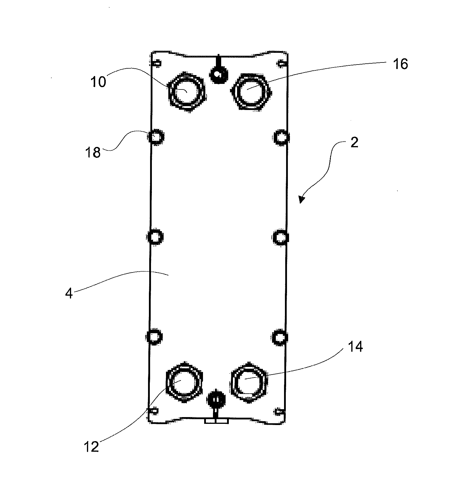 Heat exchanger plate and plate heat exchanger comprising such a heat exchanger plate