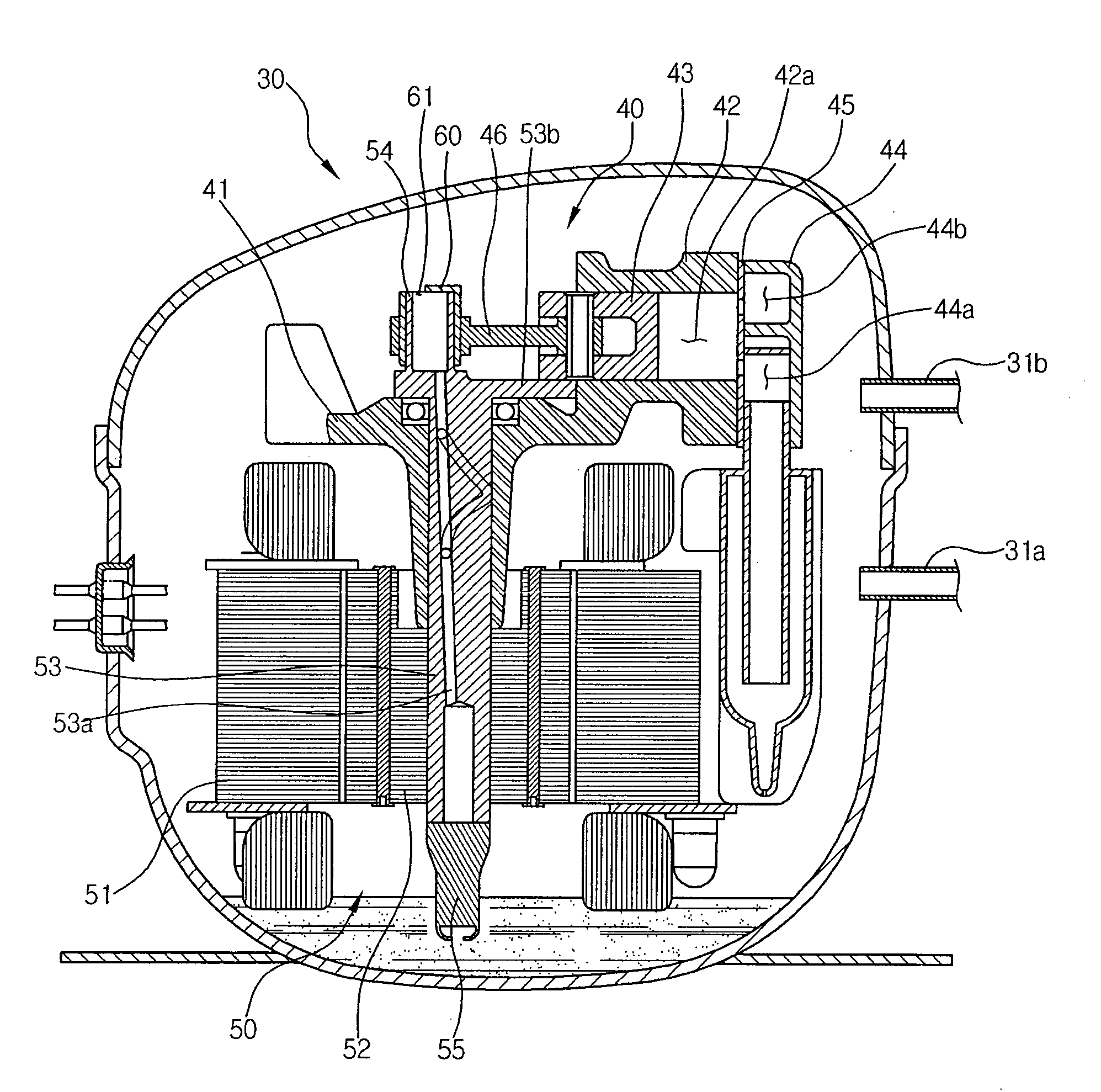 Hermetic compressor