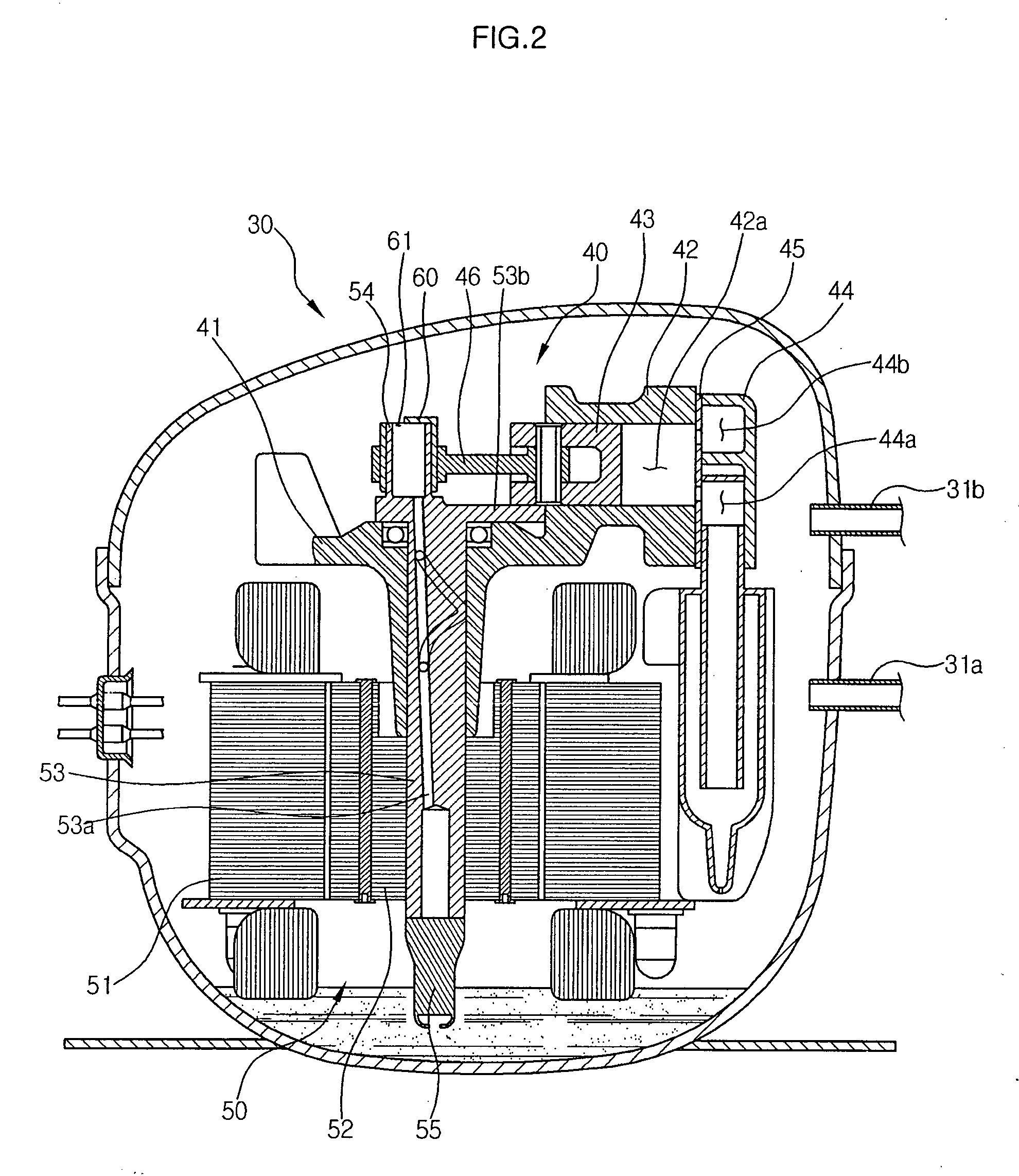 Hermetic compressor