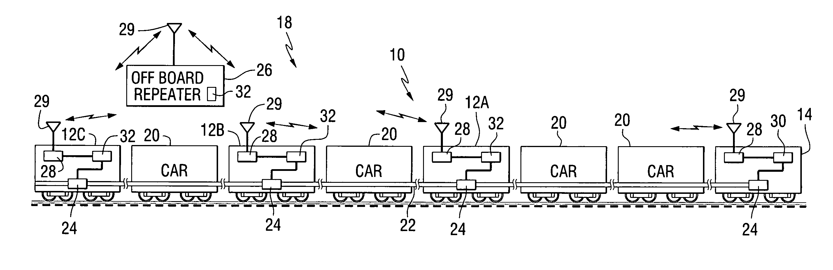 Method and apparatus for swapping lead and remote locomotives in a distributed power railroad train