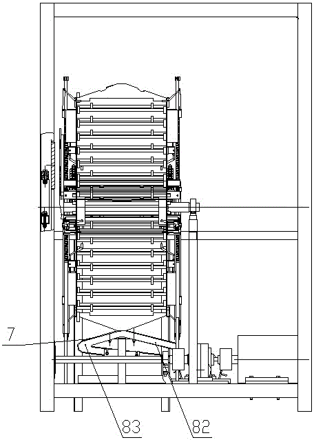 Mechanical injection distribution machine