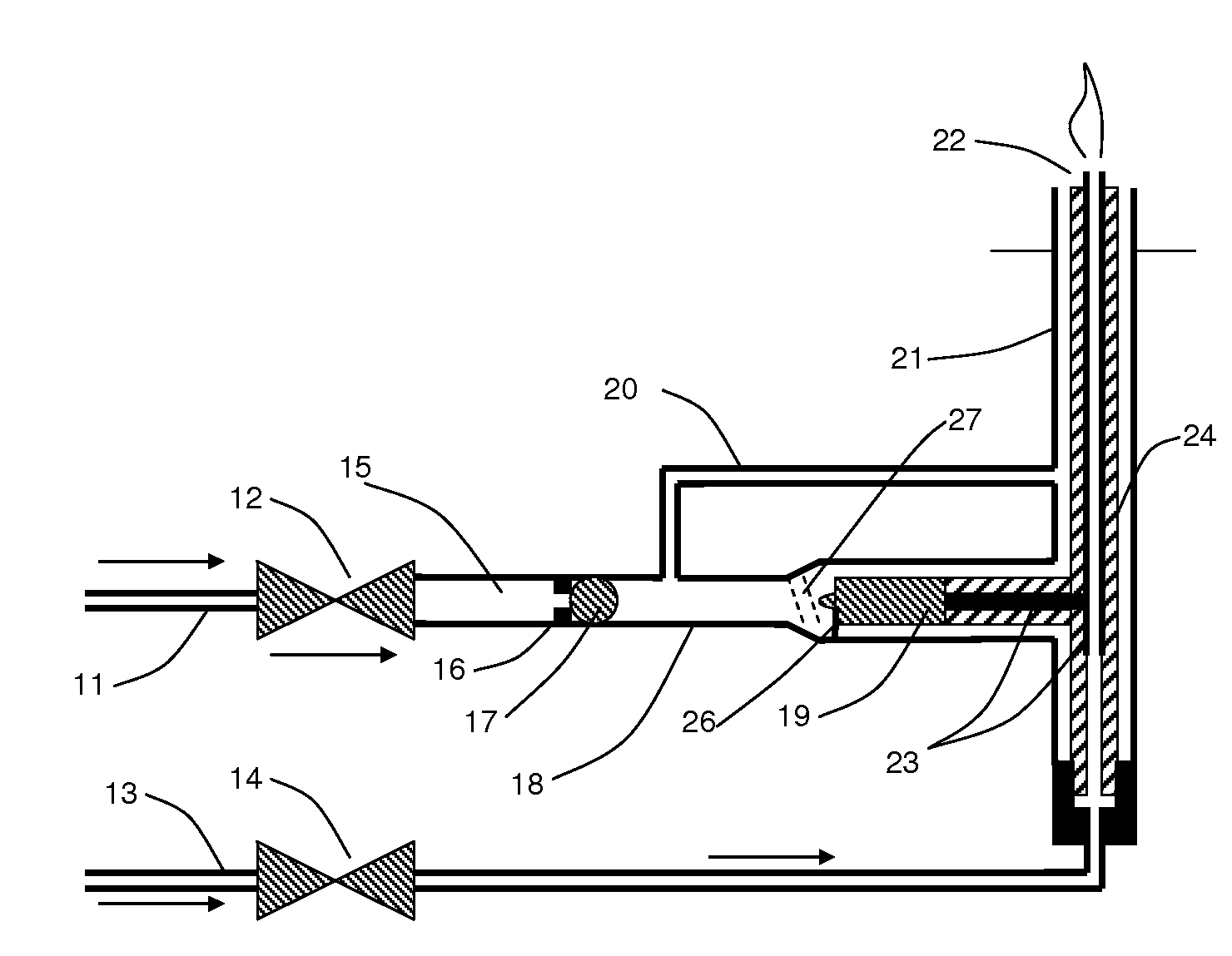 Propellant Flow Actuated Piezoelectric Igniter for Combustion Engines