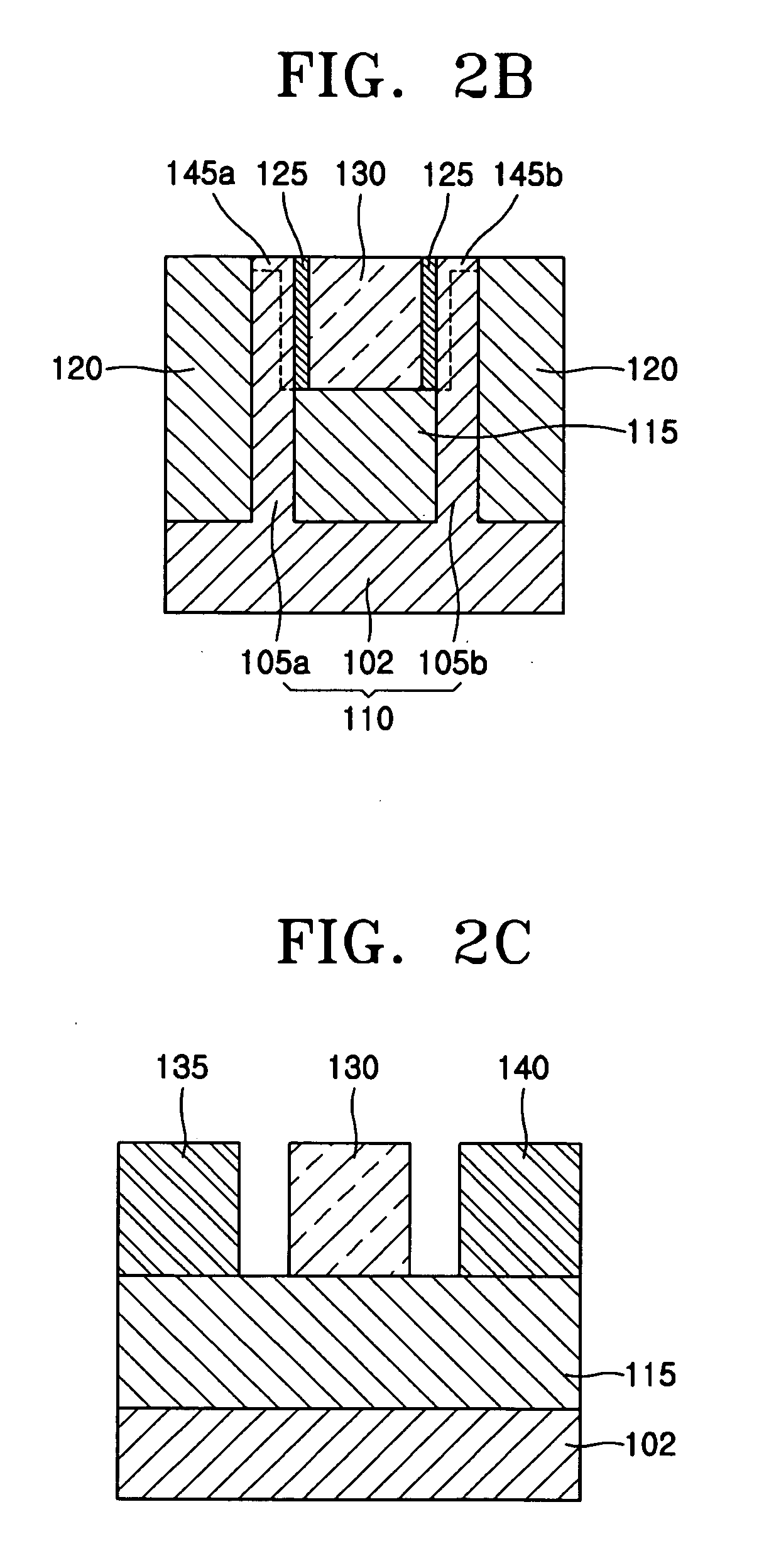 Semiconductor device and random access memory having single gate electrode corresponding to a pair of channel regions
