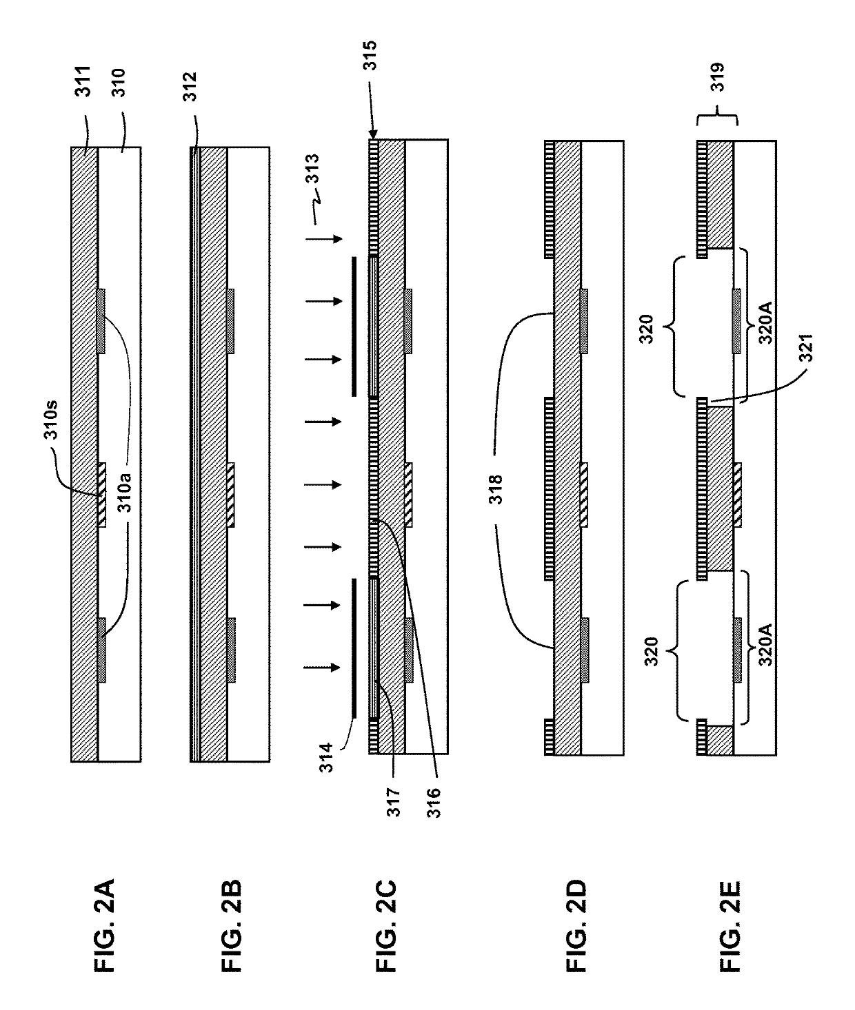 Photolithographic patterning of devices