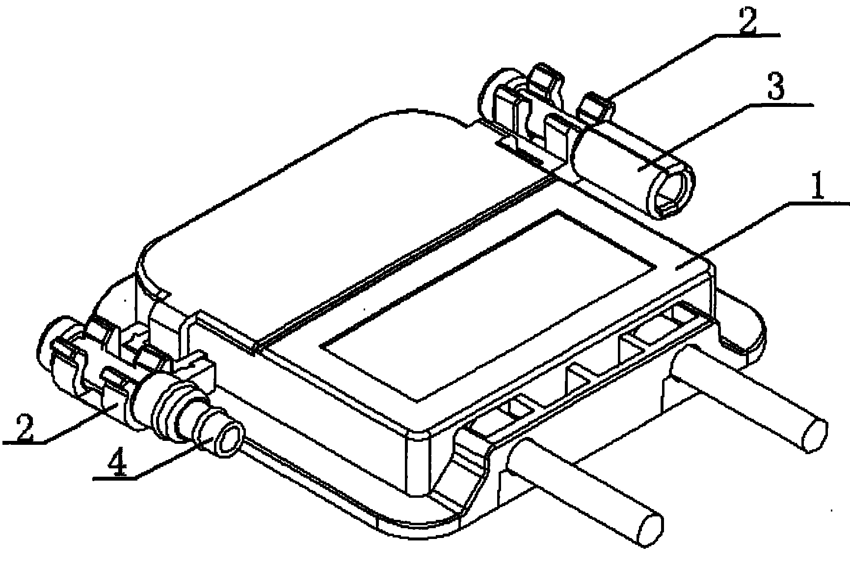 Fixing seal device of cable connector