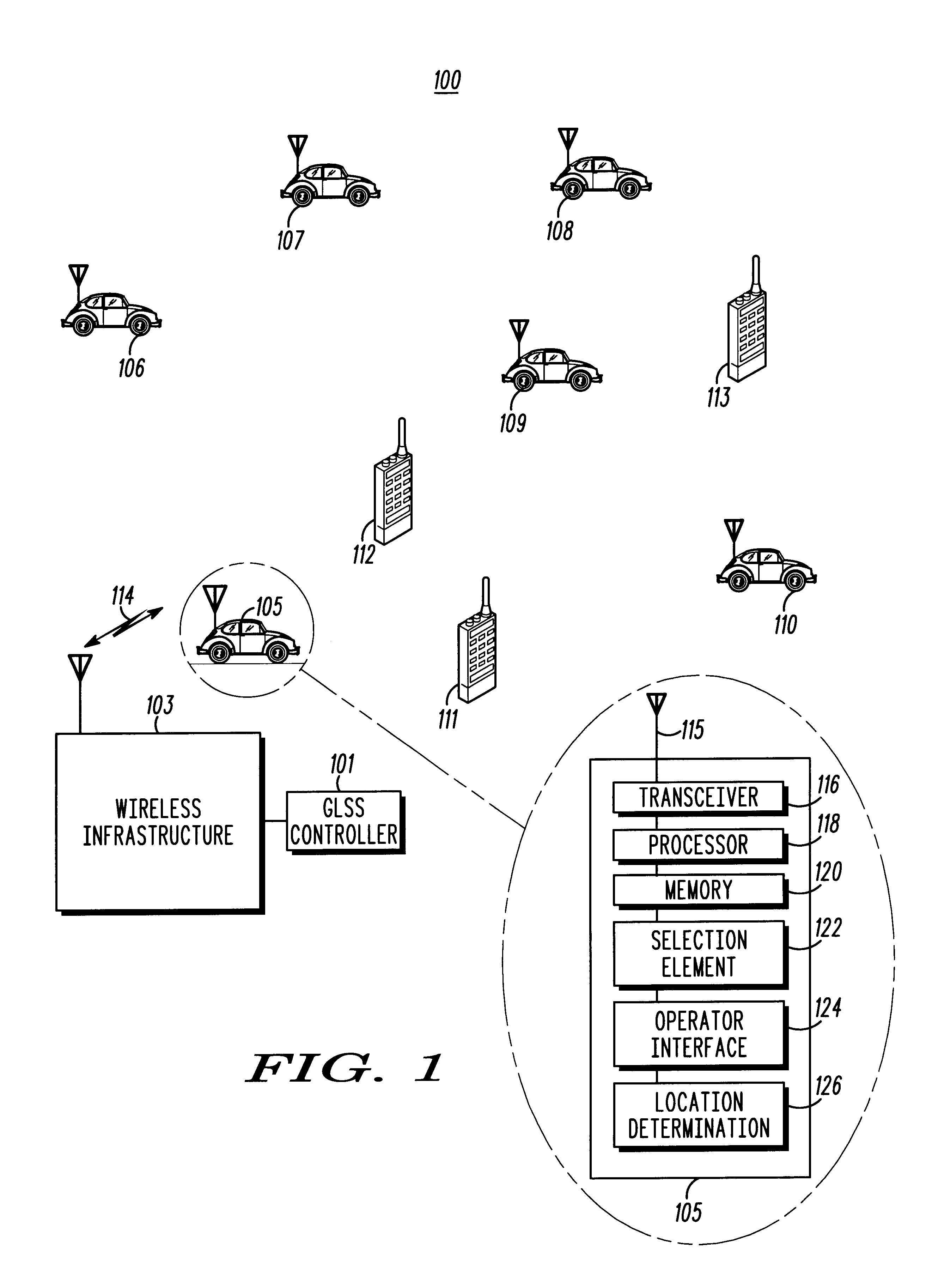Group location and route sharing system for communication units in a trunked communication system