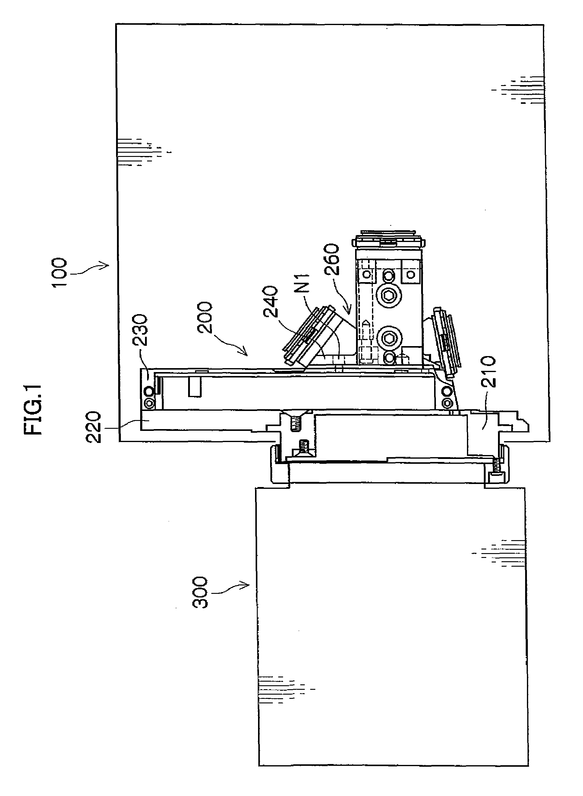 Movement preventing structure for color separation prism