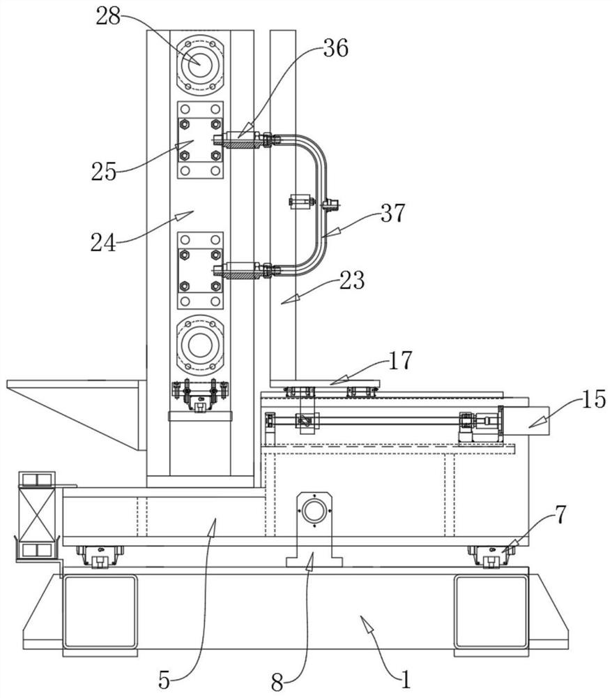 Automatic buckling device for refrigerator liner production