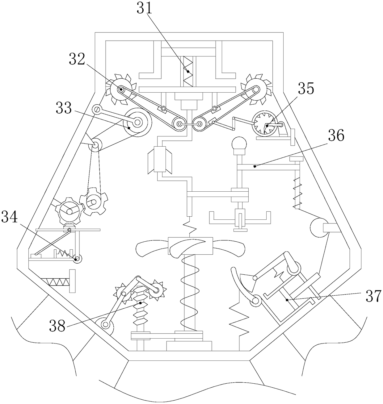 Dust-free feed production mixing device