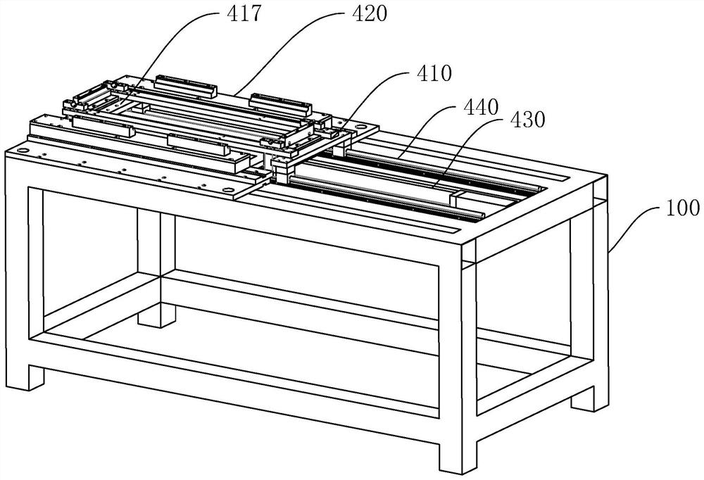 Bedstead welding device and welding method thereof