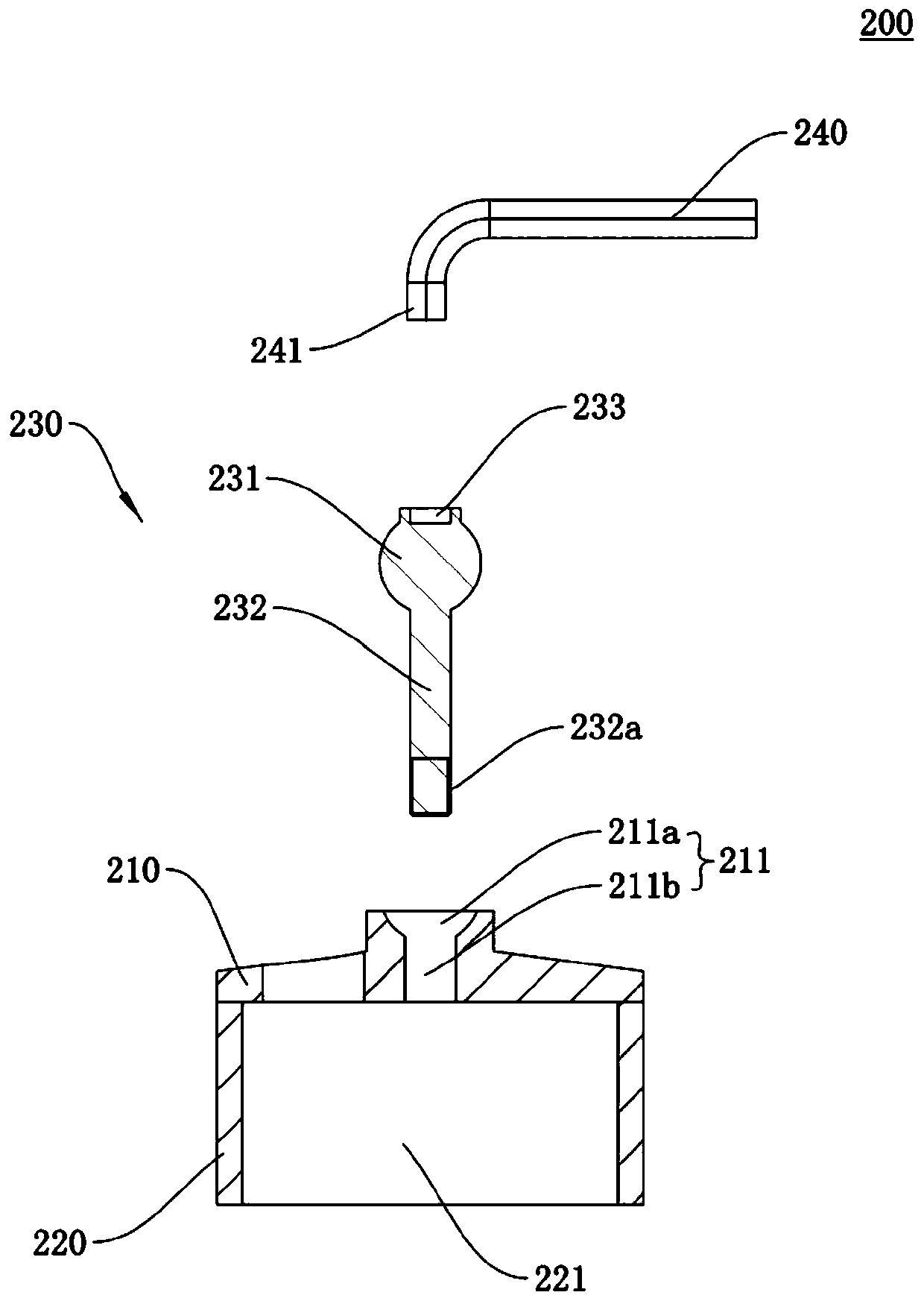 Gear assembling structure and gear assembling adjusting mechanism