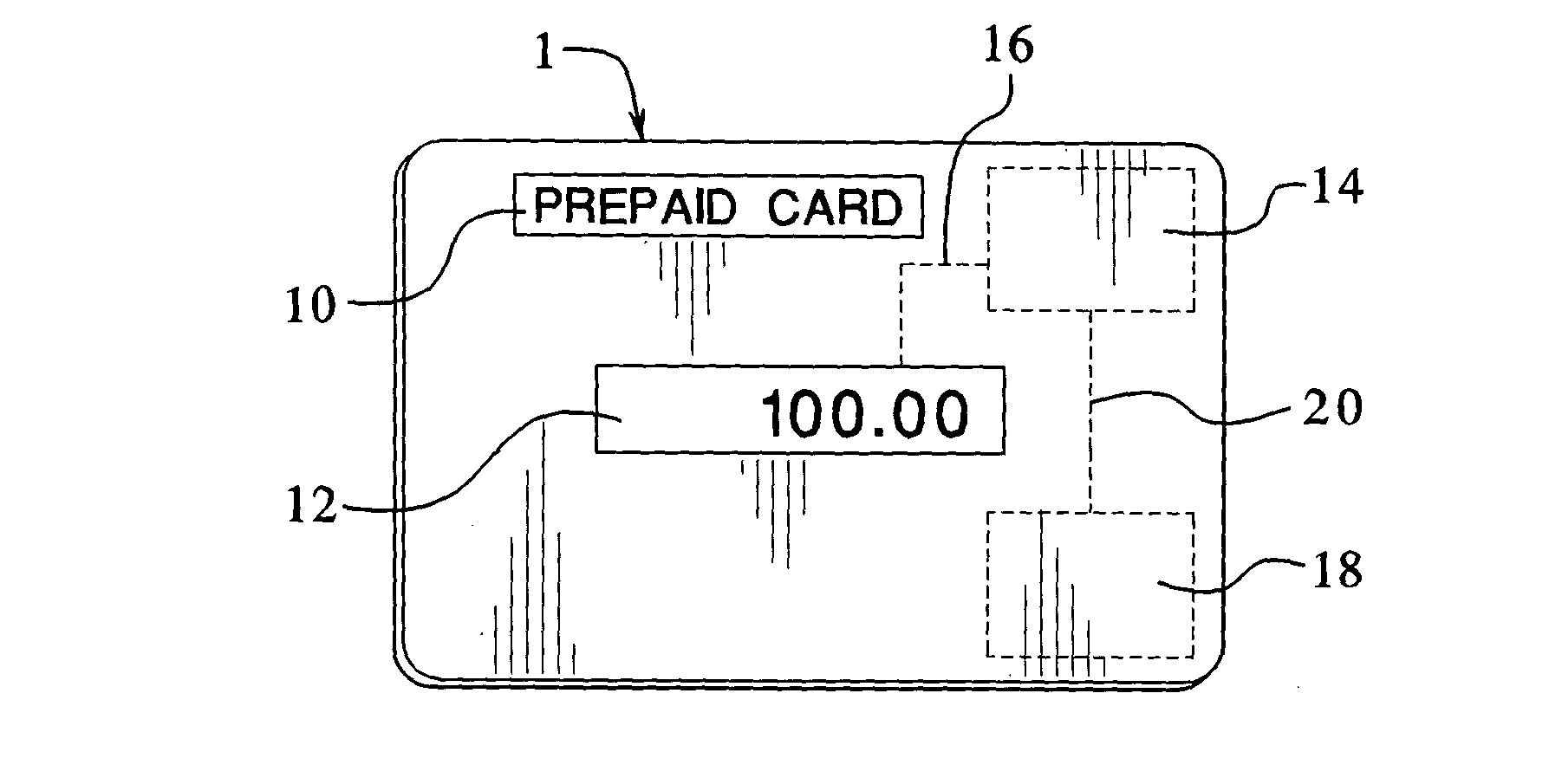 Transaction card providing displayed information