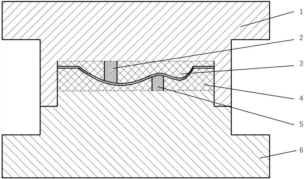 Rapid manufacturing method for metal 3D printing injection mold of structure facing gradient space