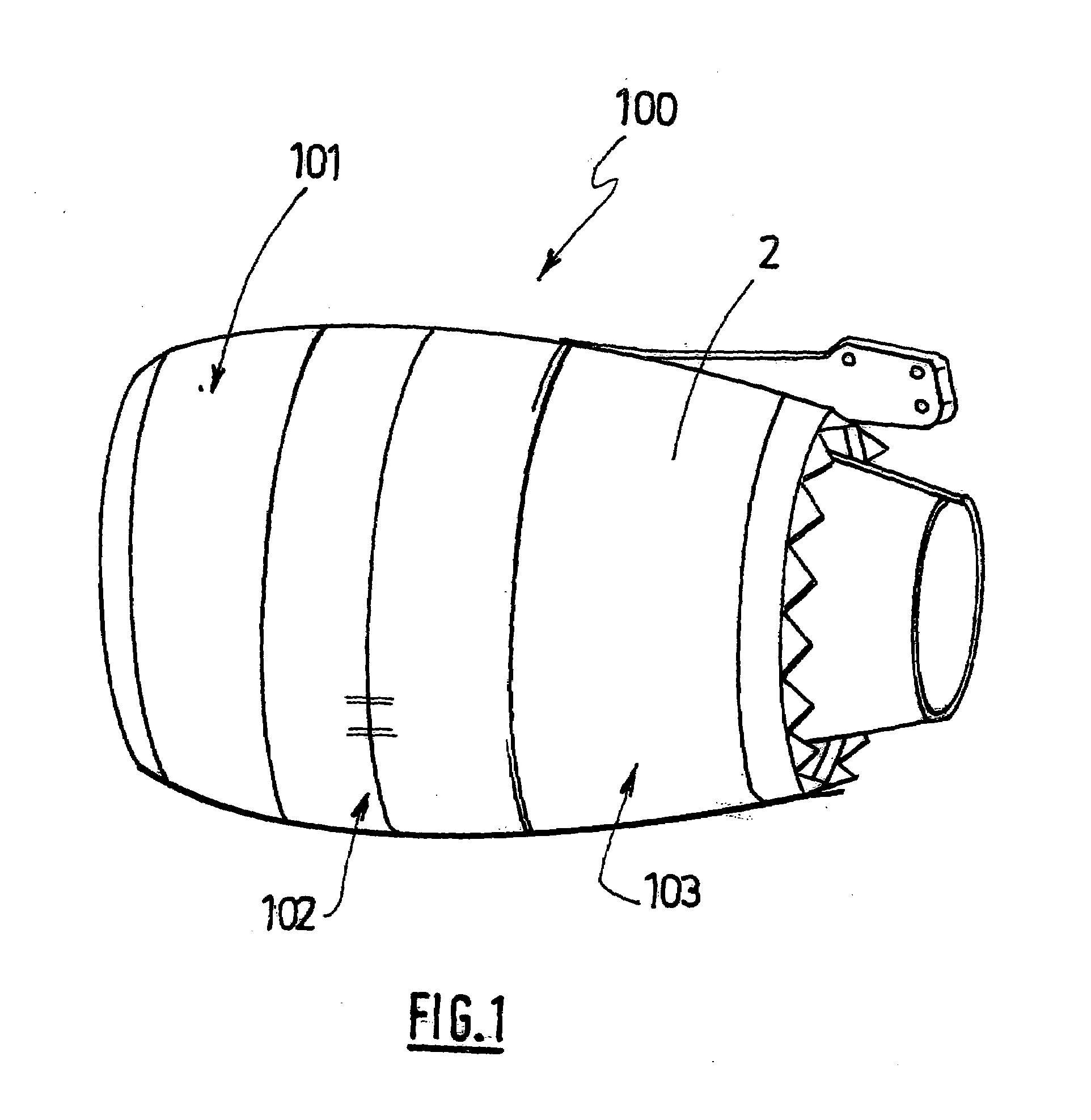 Translatable thrust inverter for jet engine