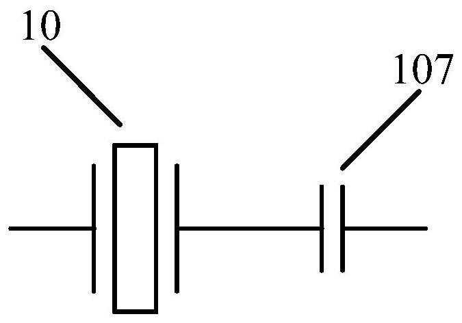 Monolithic integrated structure of bulk acoustic wave resonator and capacitor, manufacturing method thereof, filter, duplexer and radio frequency communication module