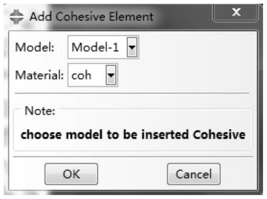 A method for simulating rock bridge penetration based on batch insertion of cohesive elements