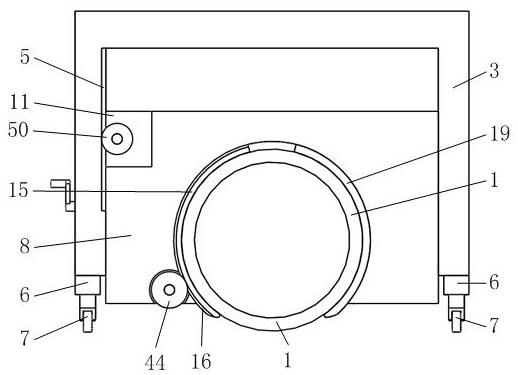 A thick round pipe handling equipment for construction