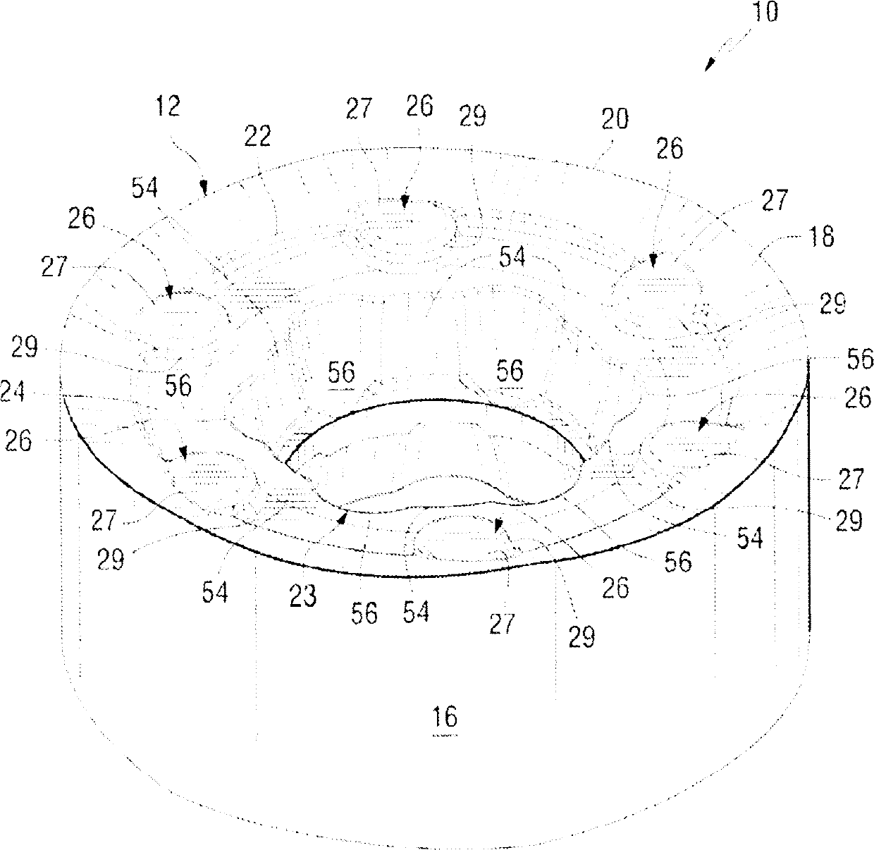 Round cutting insert with anti-rotation feature