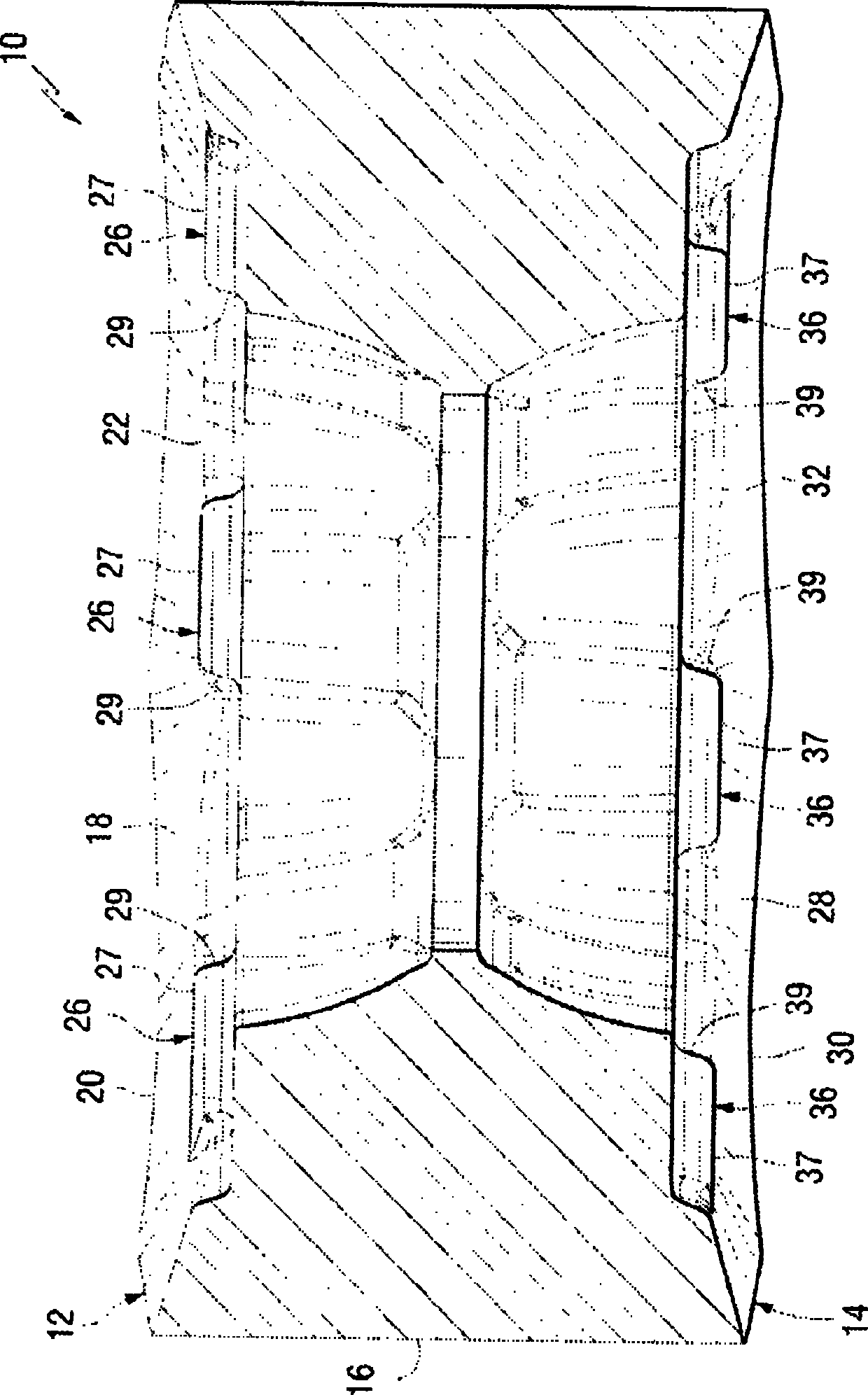 Round cutting insert with anti-rotation feature