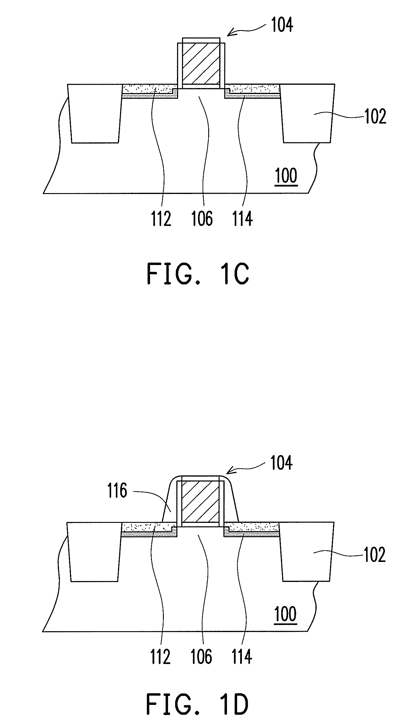 Method of fabrication of metal oxide semiconductor field effect transistor
