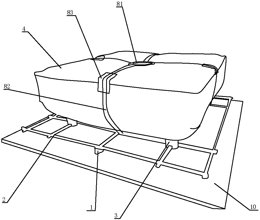 Hollow floor slab and construction method thereof