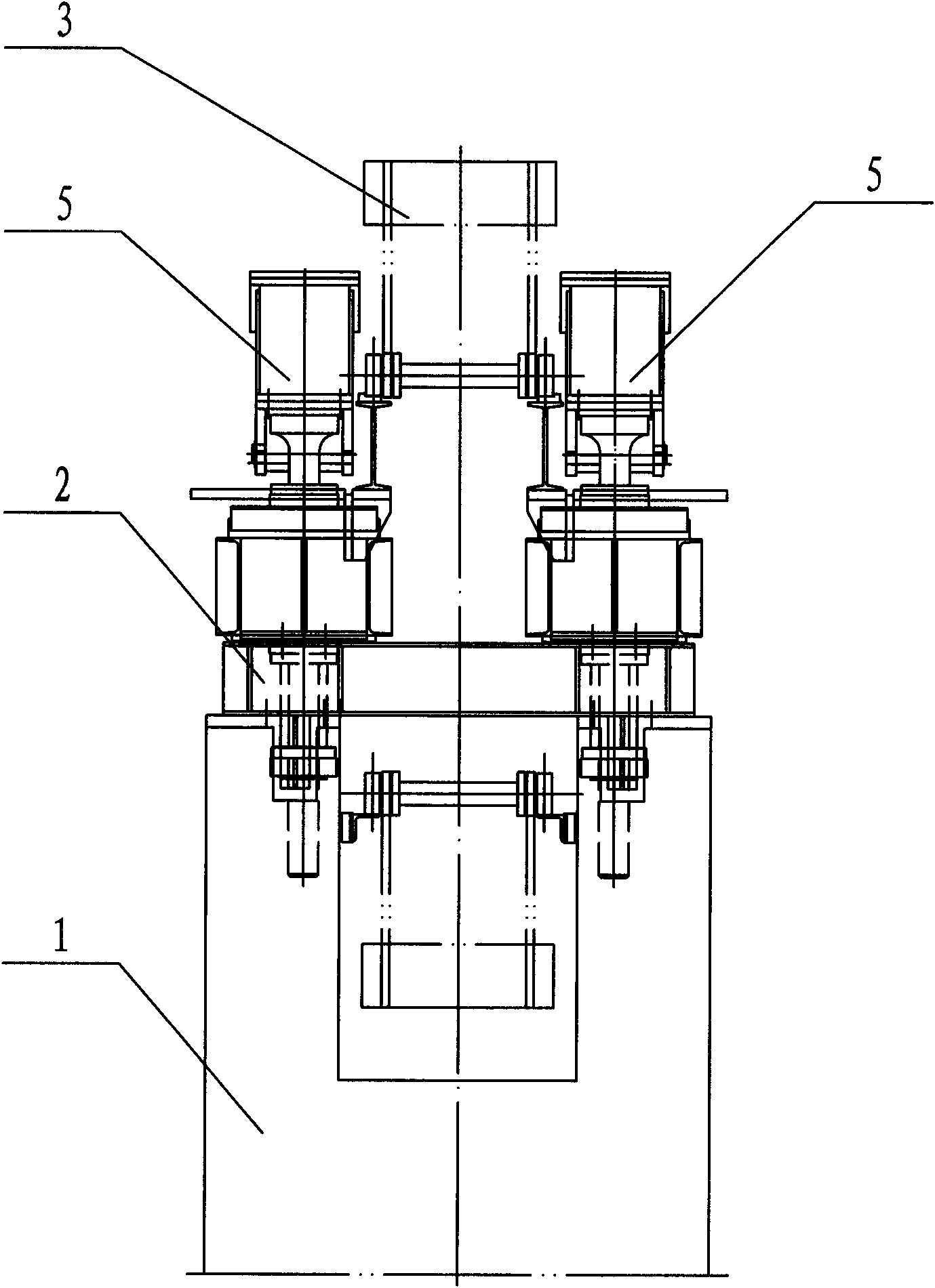 Coil receiving device for steel coil chain transport system