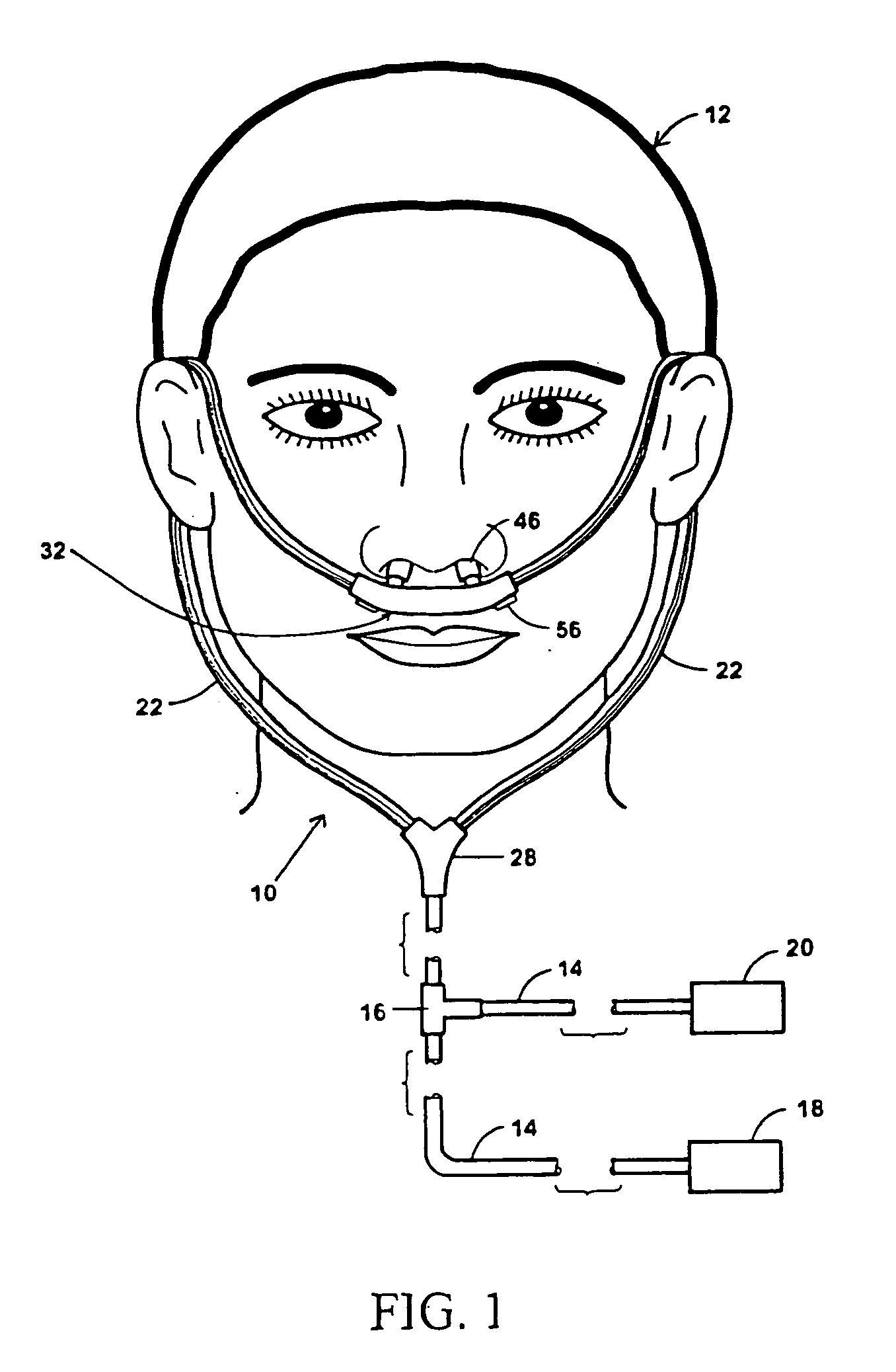 Nasal ventilation interface