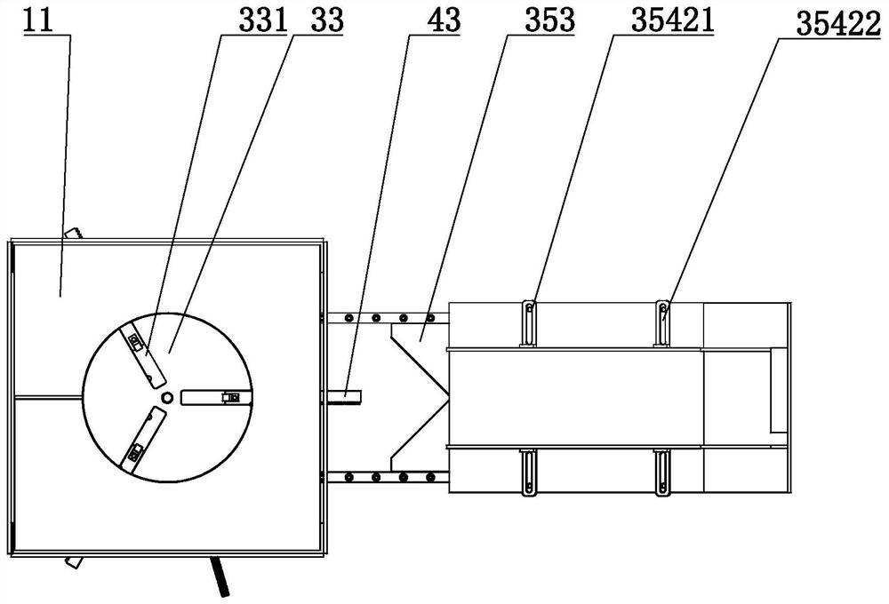 Automobile gear feeding device and feeding method thereof