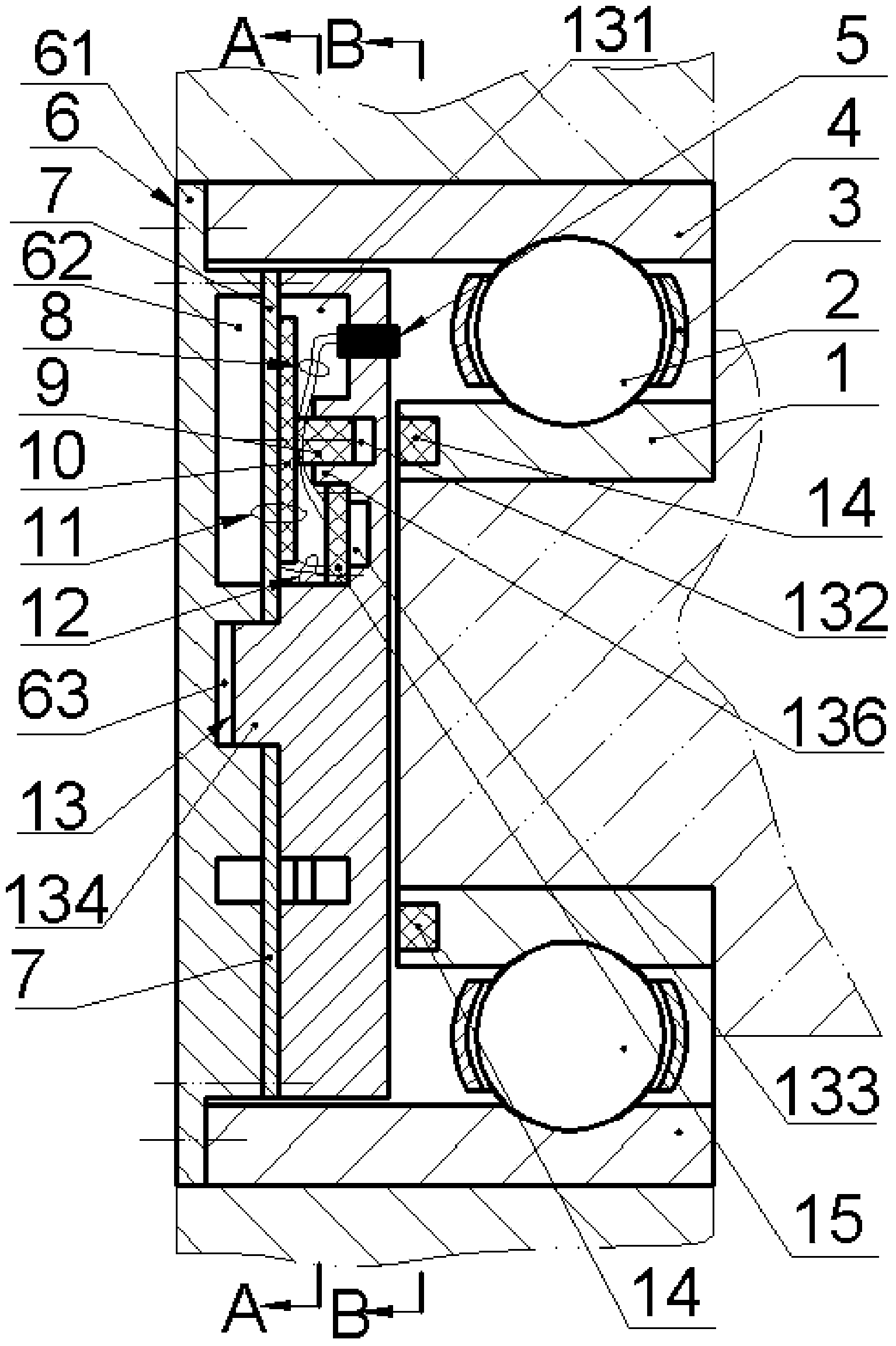 Ball bearing with self-measurement system