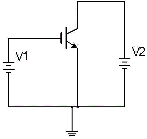 Simulated measurement method of current characteristics of insulated gate bipolar transistor