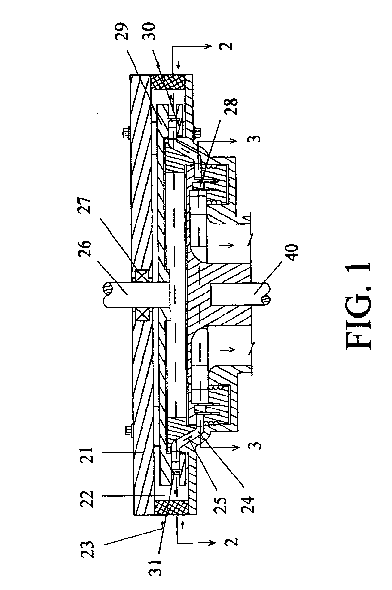 Rotary ram-in compressor