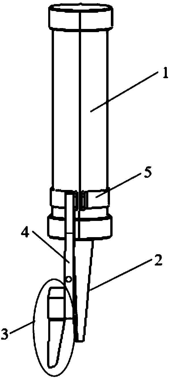 Gluing gun positioning mechanism of gluing robot